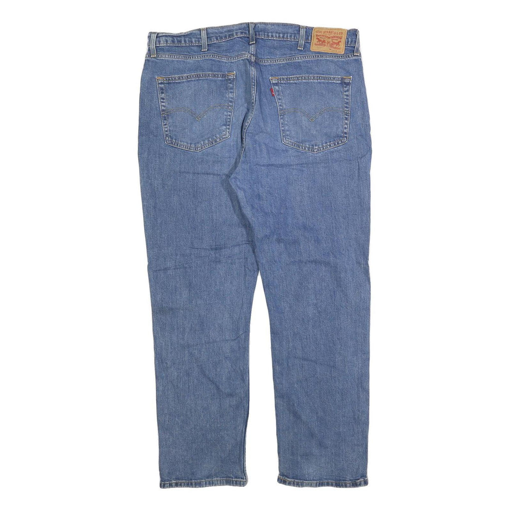 LEVI'S 514 Classic Mens Jeans Blue Classic Straight Denim Medium W38 L30 Zip