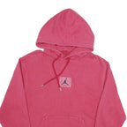 AIR JORDAN Mens Red Pullover Hoodie S Jumpman Cotton Blend Casual