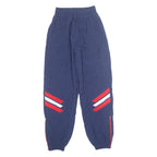 MARKA SPORTS Mens Track Pants Blue Tapered XS W23 L28