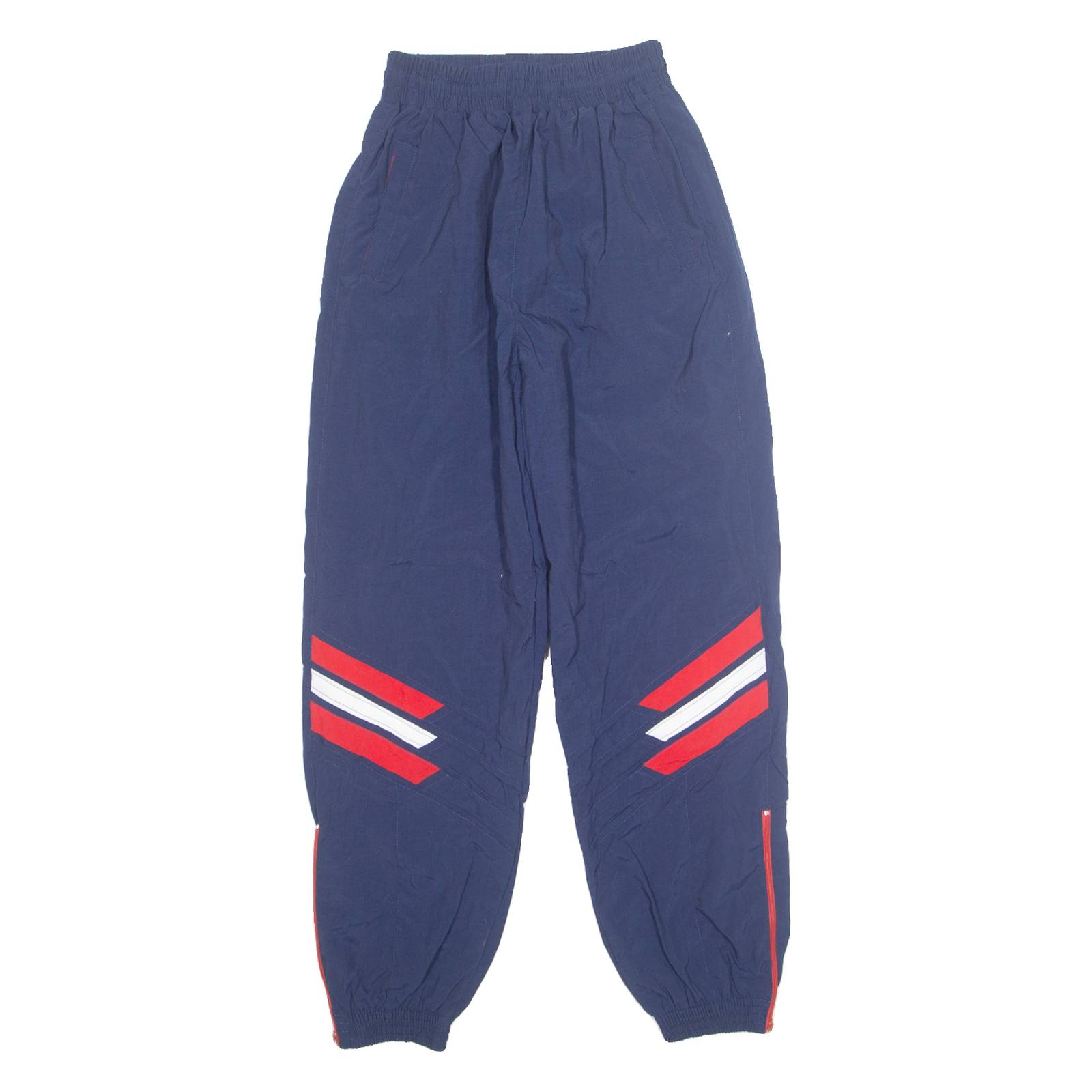 MARKA SPORTS Mens Track Pants Blue Tapered XS W23 L28