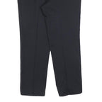 KINGFIELD Mens Wool Blend Navy Relaxed Straight Trousers W36 L30 Formal Smart