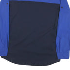 CARHARTT Mens Navy & Blue United Work Shirt M Durable Cotton Blend Button