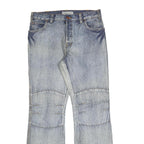 CLOCKHOUSE Mens Regular Blue Denim Jeans W34 L34 Zip Closure Classic Pockets