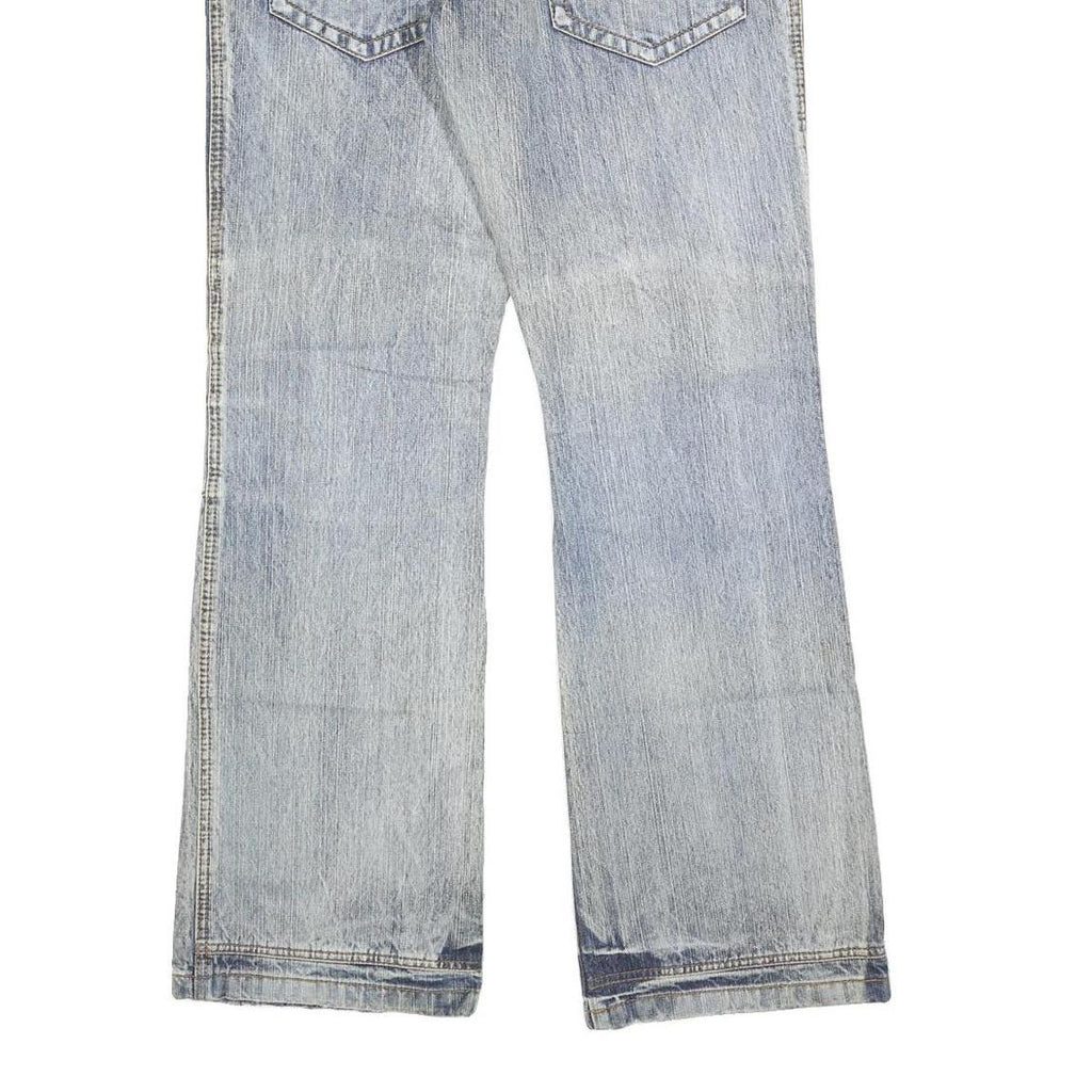 CLOCKHOUSE Mens Regular Blue Denim Jeans W34 L34 Zip Closure Classic Pockets