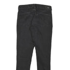 LEVI'S Womens Slim Black Denim Jeans W26 L27 Zip Closure Stretch Cotton Blend