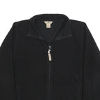 WOOLRICH Womens Black Jacket L Polyester Plain Zip Casual Outdoor Lightweight