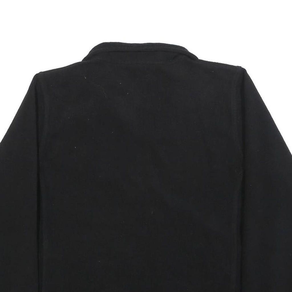 WOOLRICH Womens Black Jacket L Polyester Plain Zip Casual Outdoor Lightweight