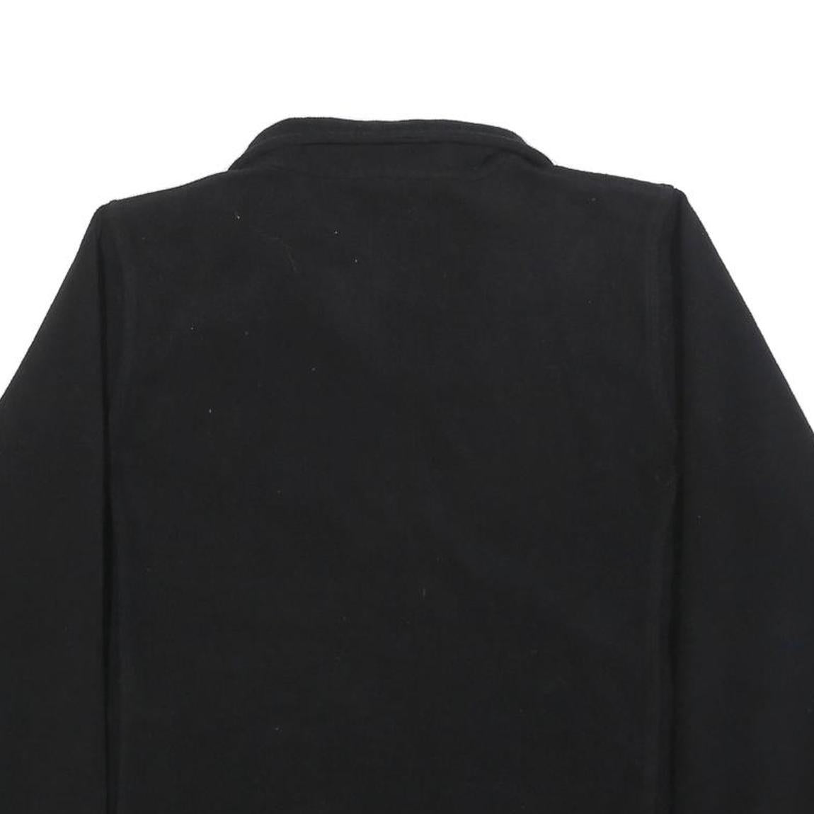 WOOLRICH Womens Black Jacket L Polyester Plain Zip Casual Outdoor Lightweight