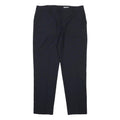 CLUB MONACO Womens Wool Blend Black Regular Straight Trousers W32 L28 Tailored