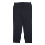 CLUB MONACO Womens Wool Blend Black Regular Straight Trousers W32 L28 Tailored