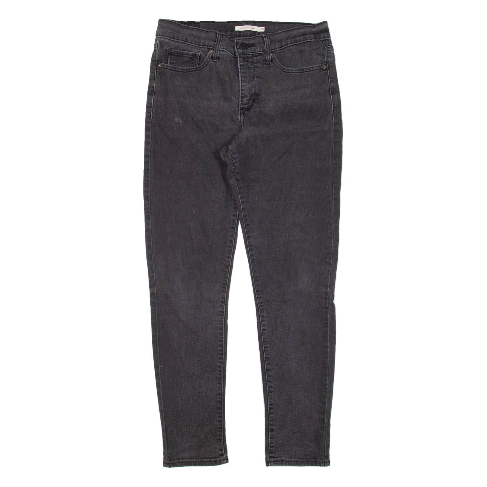 LEVI'S 311 Womens Jeans Black Slim Skinny W29 L30