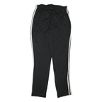 ADIDAS Mens Joggers Black & White Slim Straight L W28 L28 Comfortable Sportswear