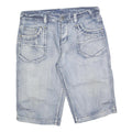 SOUTHERN Mens Shorts Blue Casual L W36 Cotton Blend Lightweight Stylish