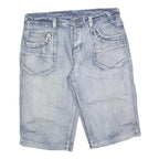 SOUTHERN Mens Shorts Blue Casual L W36 Cotton Blend Lightweight Stylish