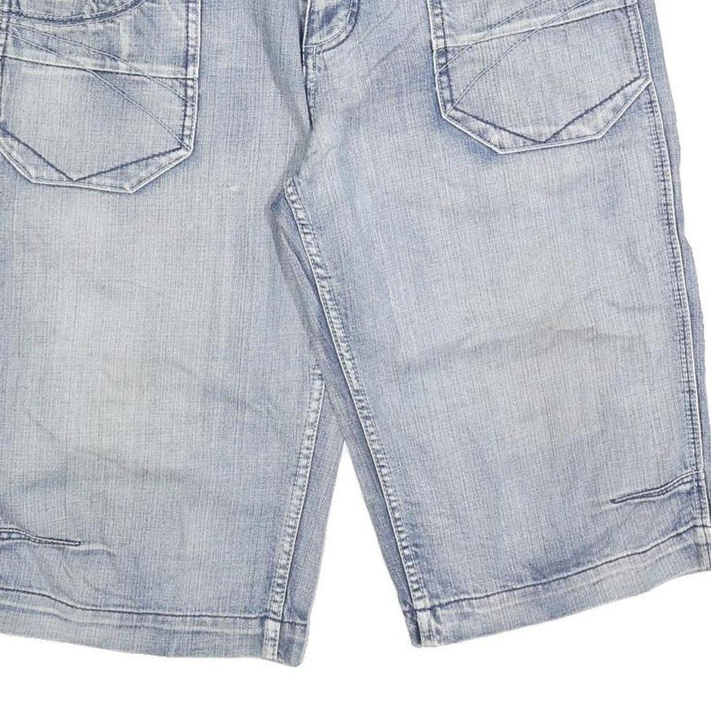 SOUTHERN Mens Shorts Blue Casual L W36 Cotton Blend Lightweight Stylish