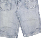 SOUTHERN Mens Shorts Blue Casual L W36 Cotton Blend Lightweight Stylish