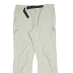 TRESPASS Mens Regular Beige Trousers W32 L30 Outdoor Zip Pockets Comfort