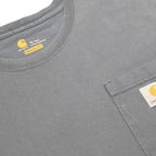 CARHARTT Mens Blue Pocket T-Shirt XL Short Sleeve Crew Neck Cotton Blend