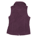 CALVIN KLEIN Womens Purple Outdoor Jacket M Polyester Blend Woven Sleeveless Zip