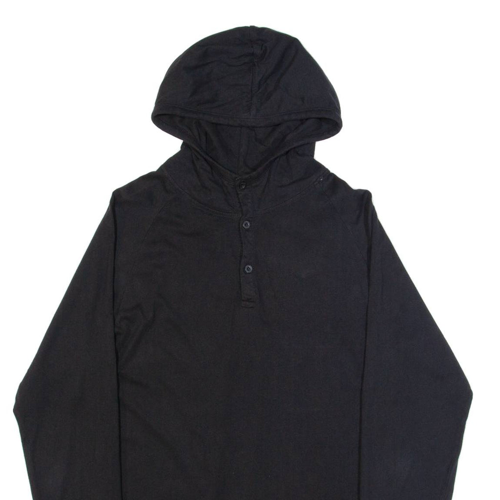ORIGINAL PENGUIN Lightweight Mens Black Hoodie L