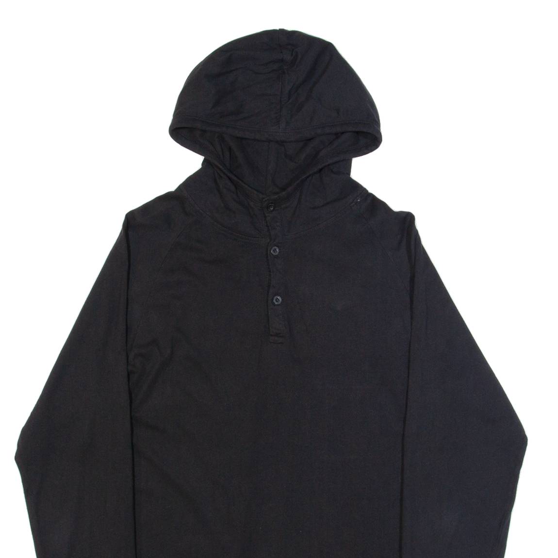 ORIGINAL PENGUIN Lightweight Mens Black Hoodie L