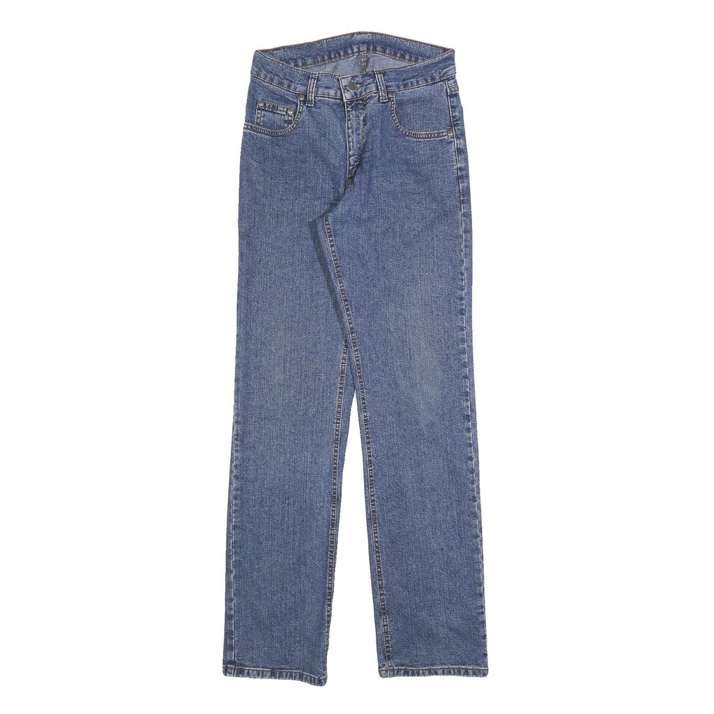 PIONEER Womens Jeans Blue Slim Straight Denim Medium W28 L32 Classic Cotton