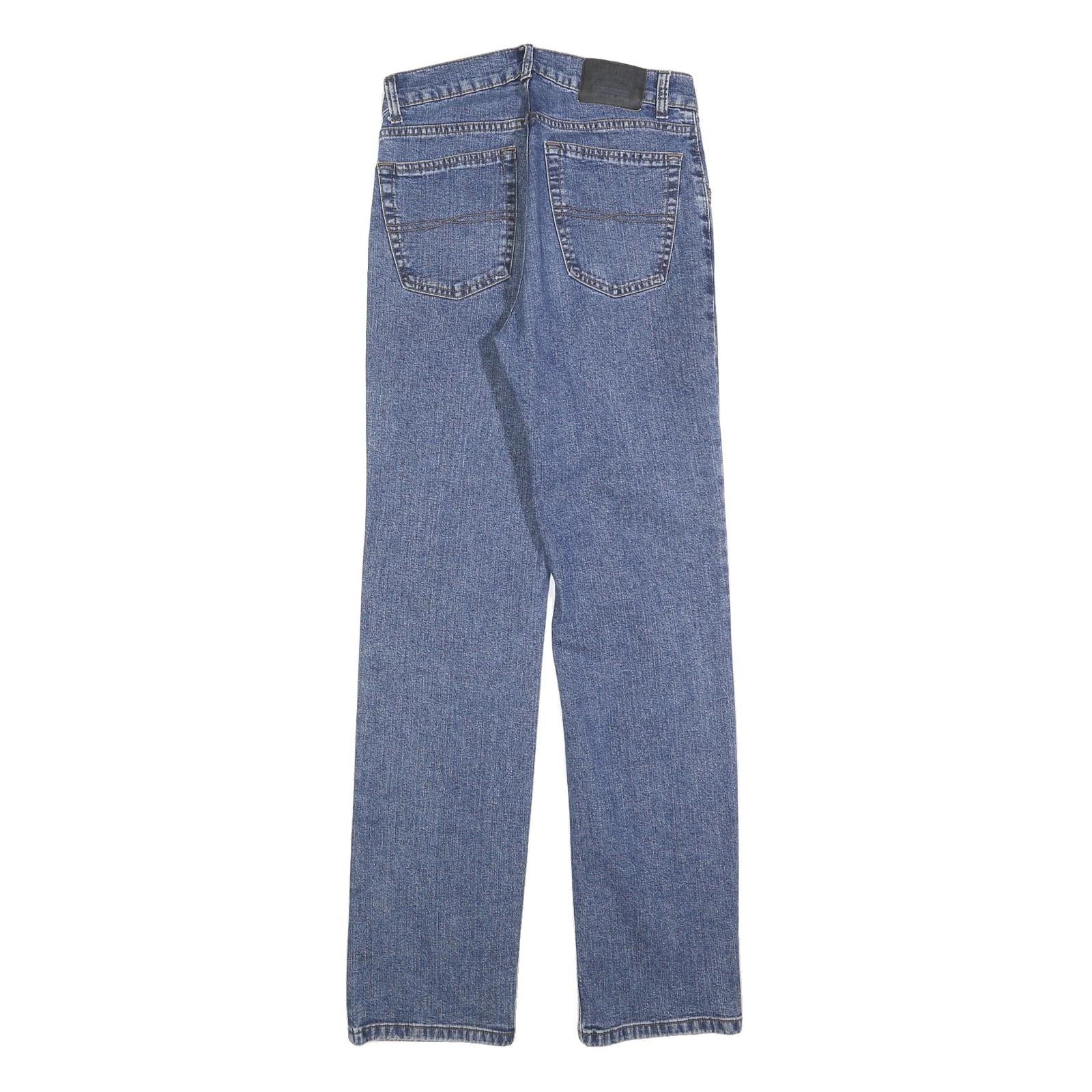 PIONEER Womens Jeans Blue Slim Straight Denim Medium W28 L32 Classic Cotton