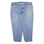 CARHARTT Mens Jeans Blue Regular Straight Denim Light W48 L30 Casual Workwear