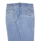 CARHARTT Mens Jeans Blue Regular Straight Denim Light W48 L30 Casual Workwear