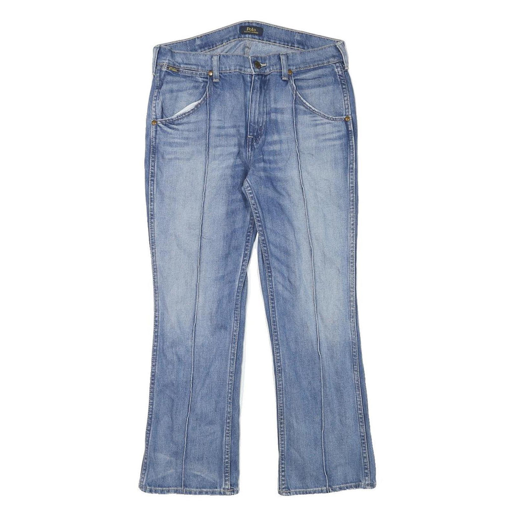 POLO RALPH LAUREN Womens Regular Fit Blue Denim Straight Jeans W30 L25 Classic