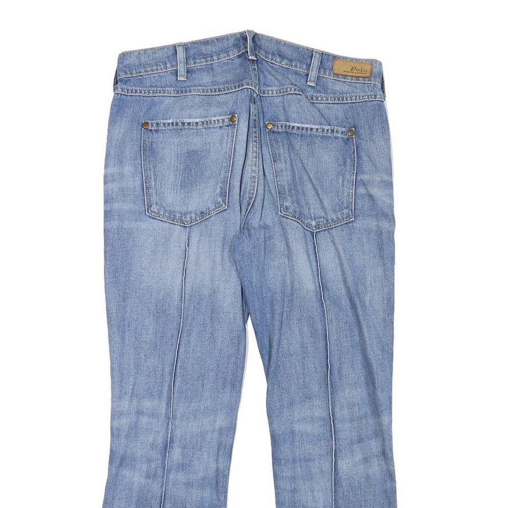 POLO RALPH LAUREN Womens Regular Fit Blue Denim Straight Jeans W30 L25 Classic