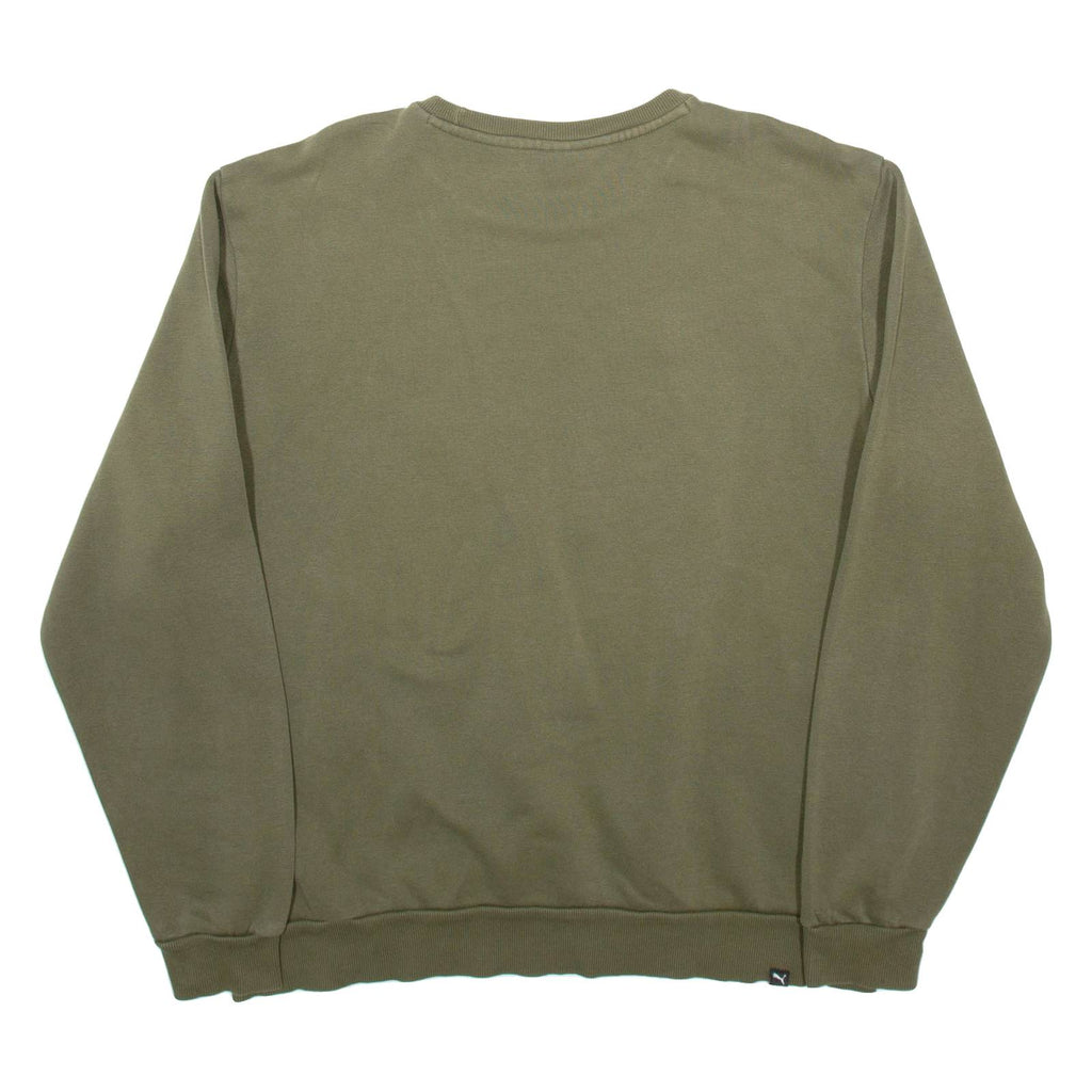PUMA Mens Sweatshirt Green XL