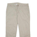 CARHARTT Mens Beige Cotton Relaxed Straight Trousers W40 L30 Workwear Durable