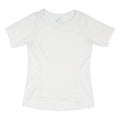NIKE Womens White Polyester Blend Sports T-Shirt XS Short Sleeve Crew Neck
