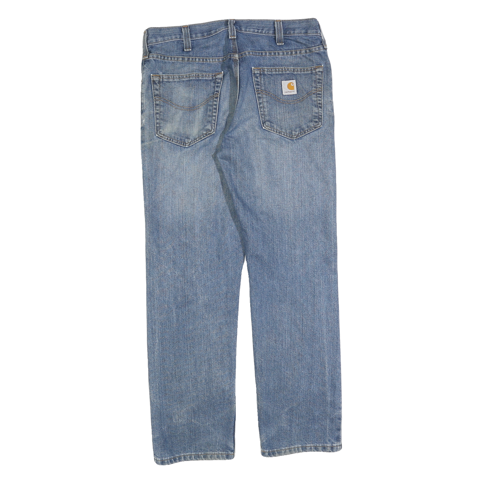 CARHARTT Mens Jeans Blue Regular Straight Denim Medium W33 L30 Classic Workwear