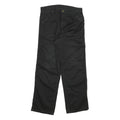 CARHARTT Mens Cotton Blend Black Regular Straight Trousers W31 L29 Workwear