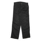 CARHARTT Mens Cotton Blend Black Regular Straight Trousers W31 L29 Workwear