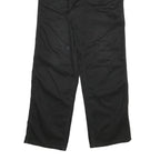CARHARTT Mens Cotton Blend Black Regular Straight Trousers W31 L29 Workwear