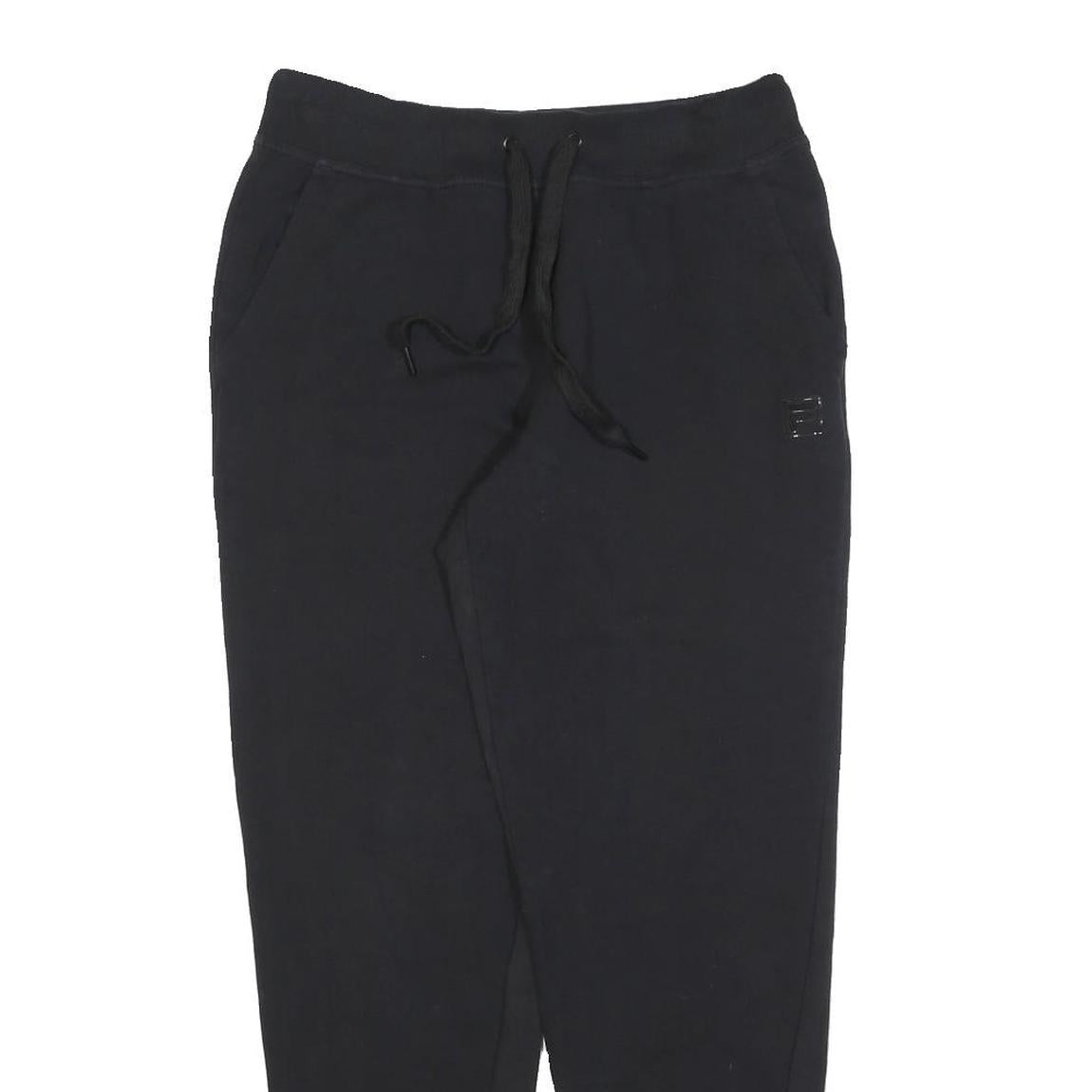 FILA Mens Joggers Black Slim Tapered S W28 L28 Cotton Blend Casualwear