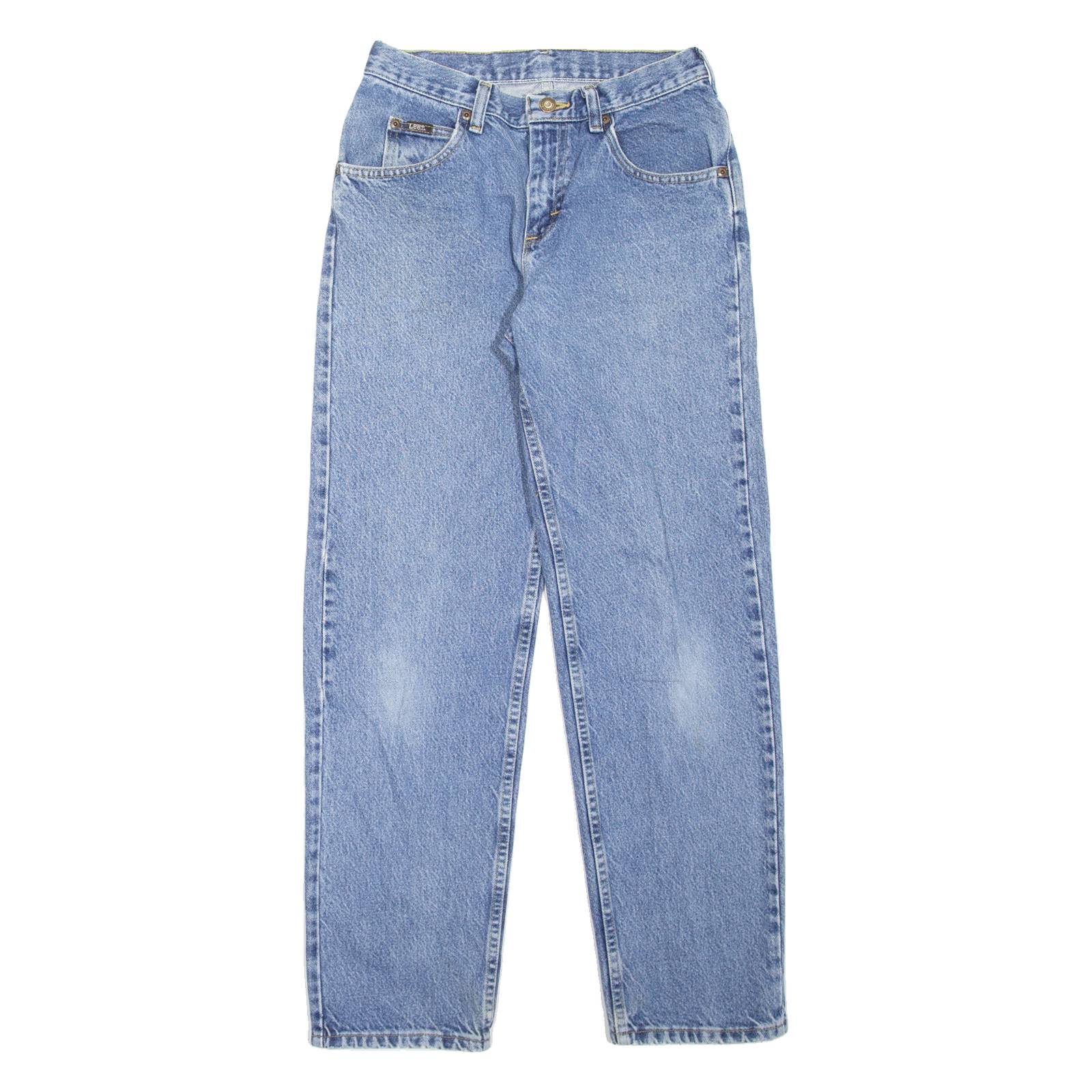 LEE Womens Jeans Blue Regular Tapered W26 L30