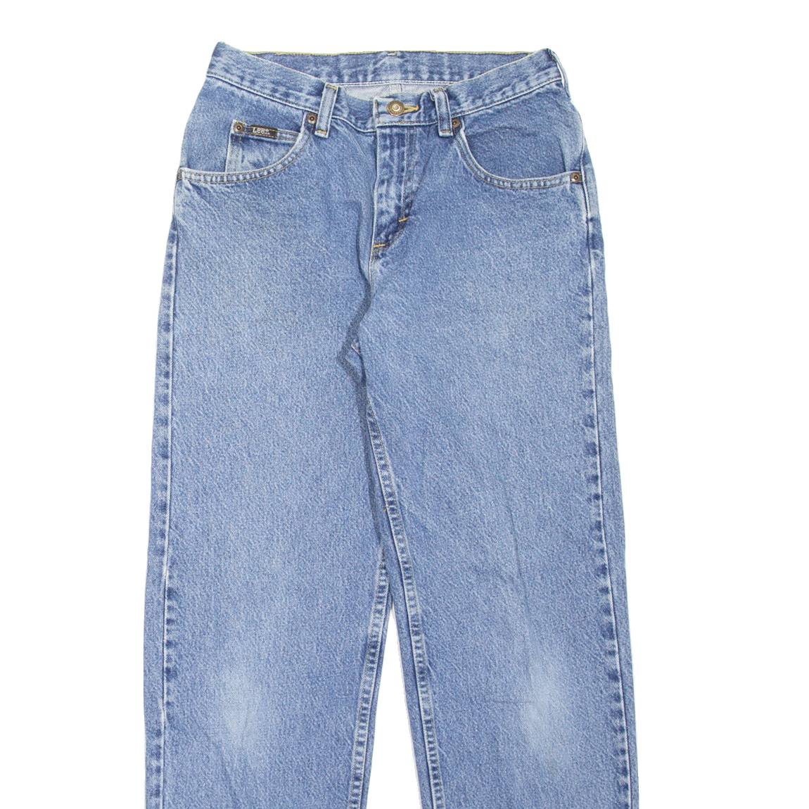 LEE Womens Jeans Blue Regular Tapered W26 L30