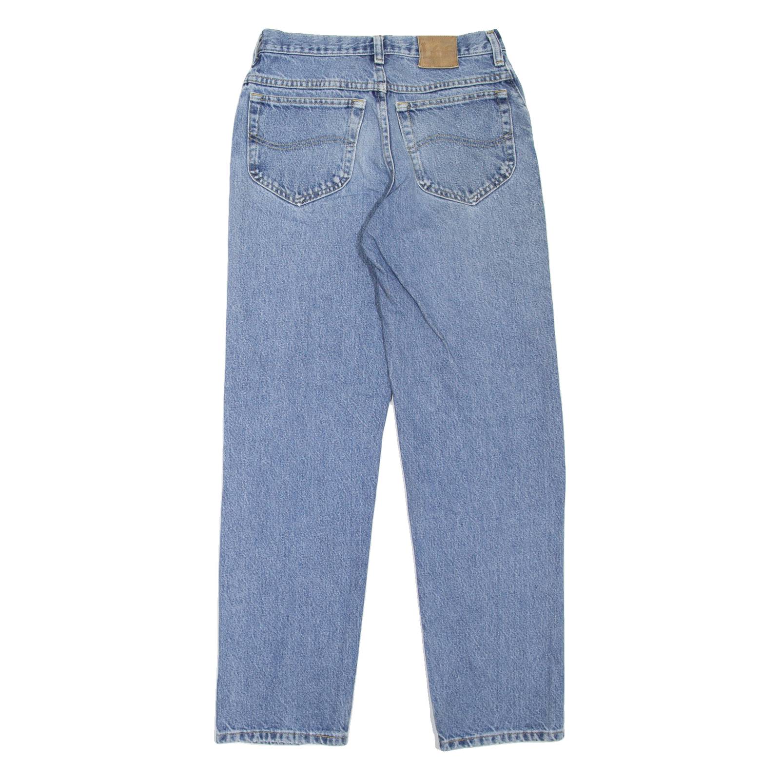 LEE Womens Jeans Blue Regular Tapered W26 L30