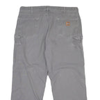 CARHARTT Mens Cotton Blend Grey Regular Straight Trousers W40 L30 Casual