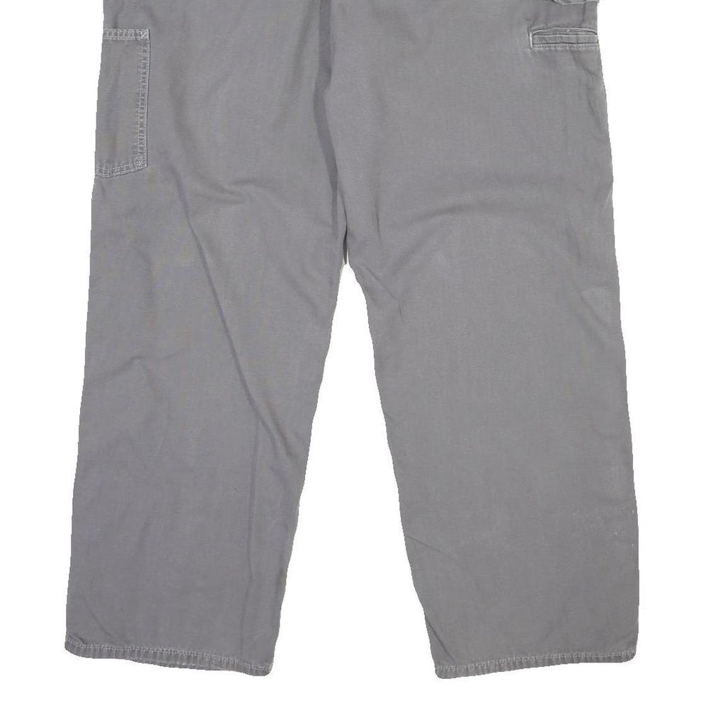 CARHARTT Mens Cotton Blend Grey Regular Straight Trousers W40 L30 Casual