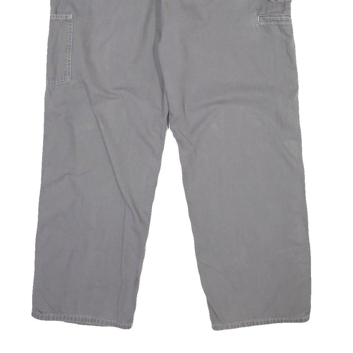 CARHARTT Mens Cotton Blend Grey Regular Straight Trousers W40 L30 Casual