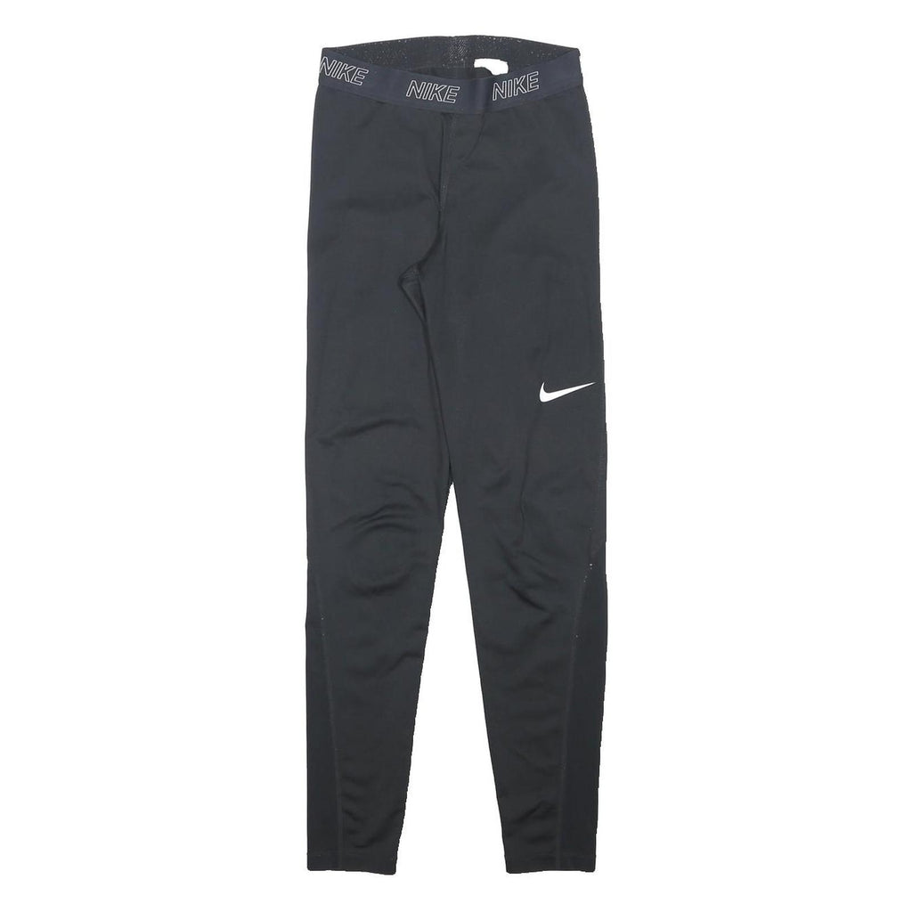 NIKE Womens Leggings Black XS W22 L26 Slim Tapered Sport Fitness Leggings