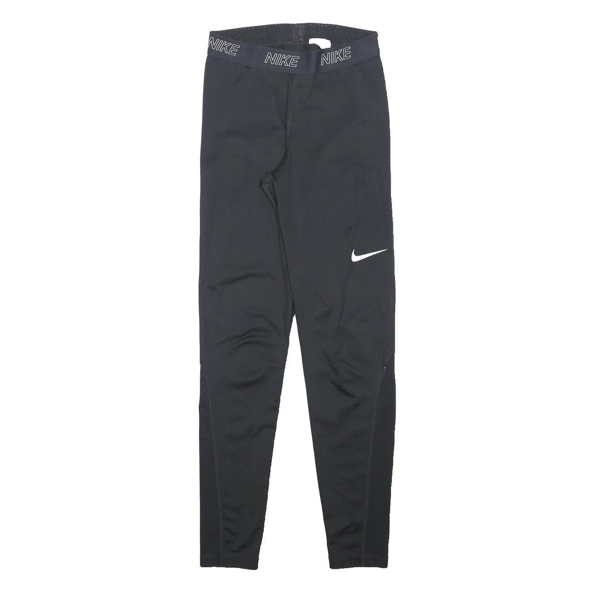 NIKE Womens Leggings Black XS W22 L26 Slim Tapered Sport Fitness Leggings