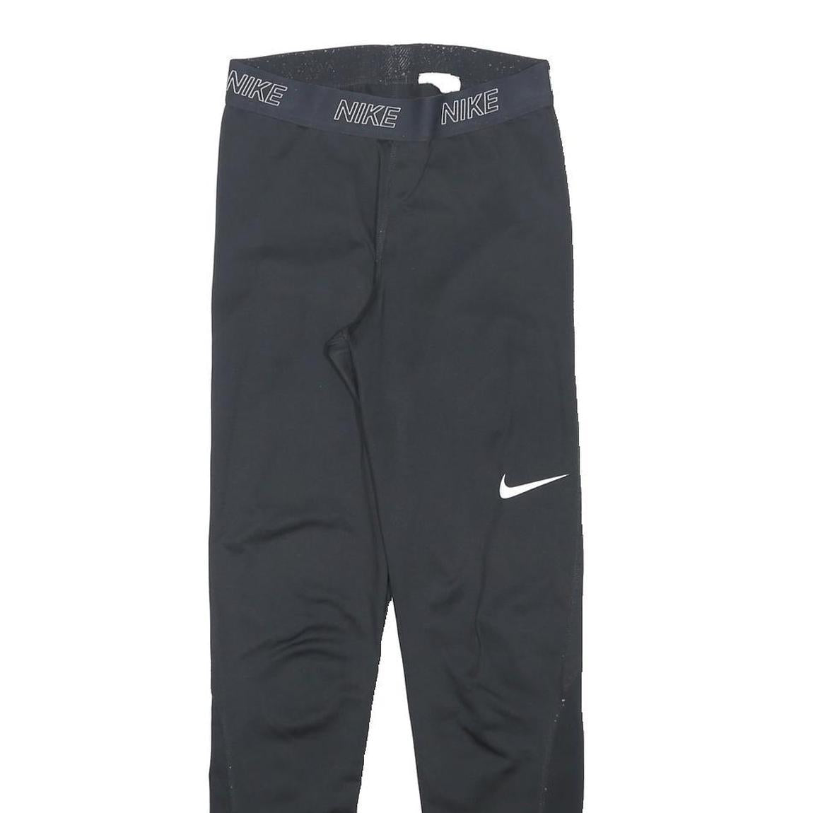 NIKE Womens Leggings Black XS W22 L26 Slim Tapered Sport Fitness Leggings