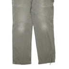 CARHARTT Mens Regular Fit Beige Cotton Blend Workwear Trousers W36 L30 Utility