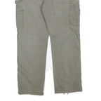 CARHARTT Mens Regular Fit Beige Cotton Blend Workwear Trousers W36 L30 Utility